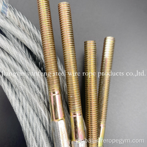 teel Wire Rope For Knitting Machinery Textile Mach Parts 6x19+8x7+1x19-4-5.8mm Factory